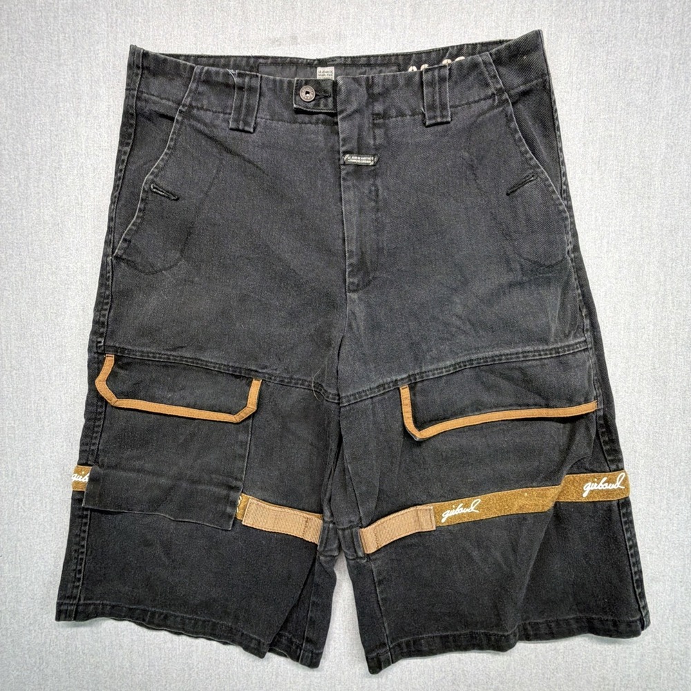 Vintage Marithe Francois Girbaud Jean Shorts Mens Baggy Size 34 Shuttle Tape
